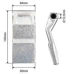 Петля воріт морського контейнера приварна