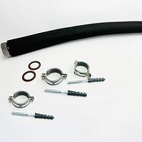 Шланг металевий гнучкий нержавіюча сталь 1 1/2”, 4бар FLEXY ECO-FLEX HT 150см(3кріплення)