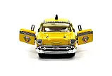Машина Kinsmart KT5360W Chevrolet Bel Air Taxi металлическая 1957, фото 3