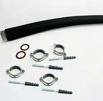 Шланг металевий гнучкий нержавіюча сталь 1 1/2”, 4бар FLEXY ECO-FLEX HT 200см(4кріплення)