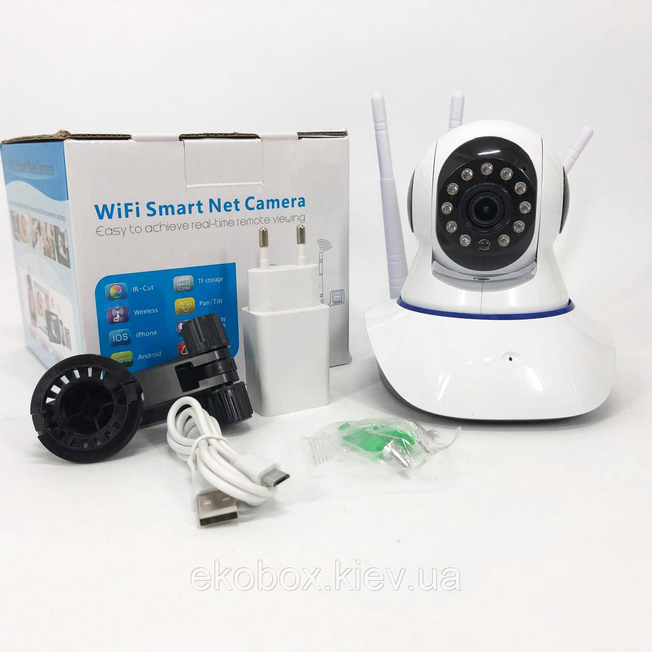 Камери для вулиці та будинку, Практична камера відеоспостереження, Камера для дому з Wi-Fi з'єднанням EC-69, фото 1