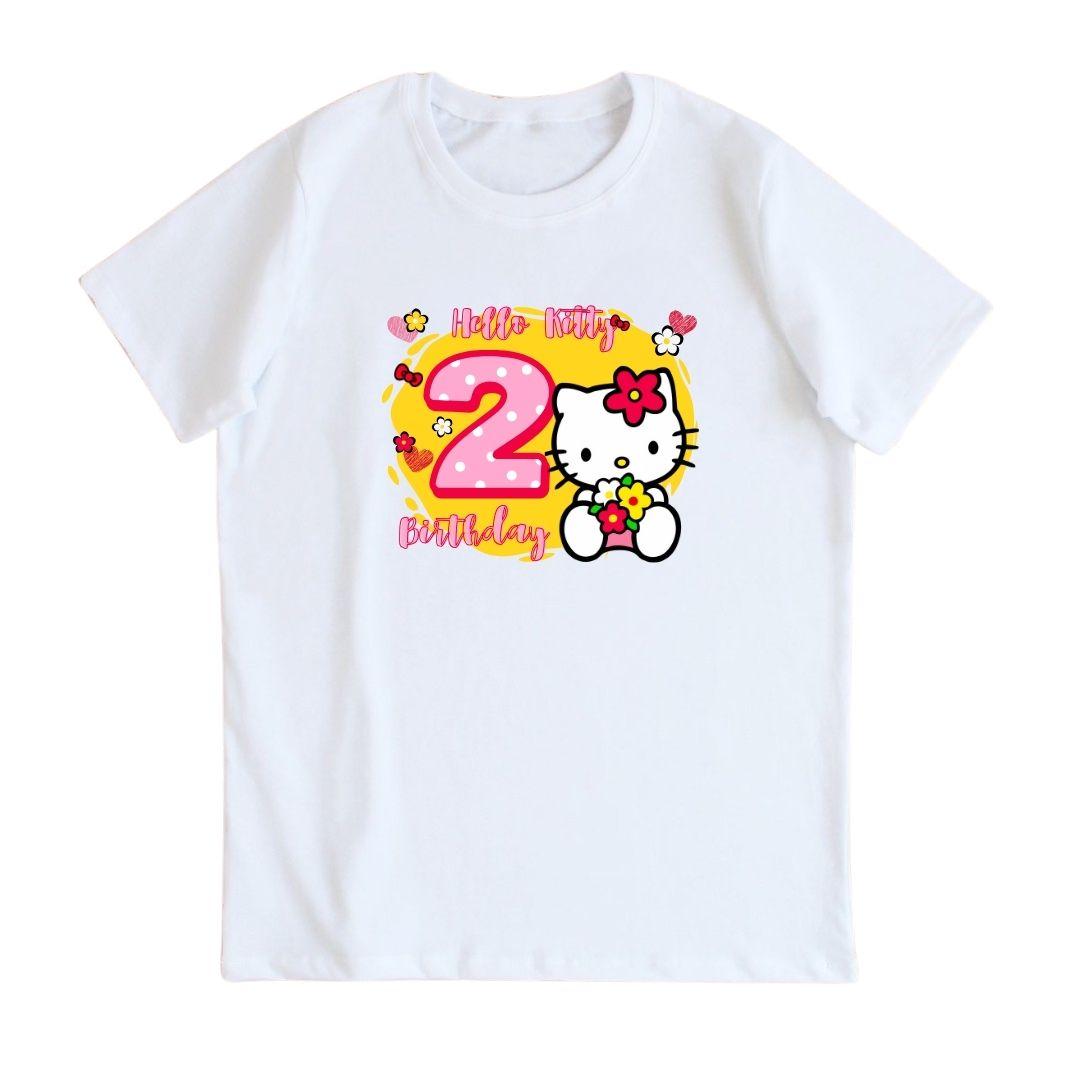 Дитяча футболка з принтом Hello Kitty Birthday 2, фото 1