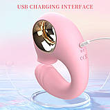 Подвійний вібратор із язичком Born To Feeling, фото 3