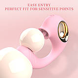 Подвійний вібратор із язичком Born To Feeling, фото 6