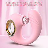 Подвійний вібратор із язичком Born To Feeling, фото 9