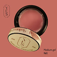 Гель для нарощування нігтів YES Medium Gel №06, 15 мл