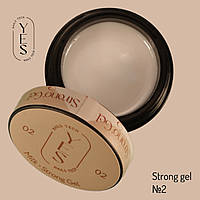 Гель для нарощування нігтів YES Strong Gel №02, 30 мл