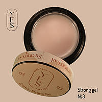 Гель для нарощування нігтів YES Strong Gel №03, 50 мл