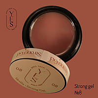 Гель для нарощування нігтів YES Strong Gel №08, 50 мл