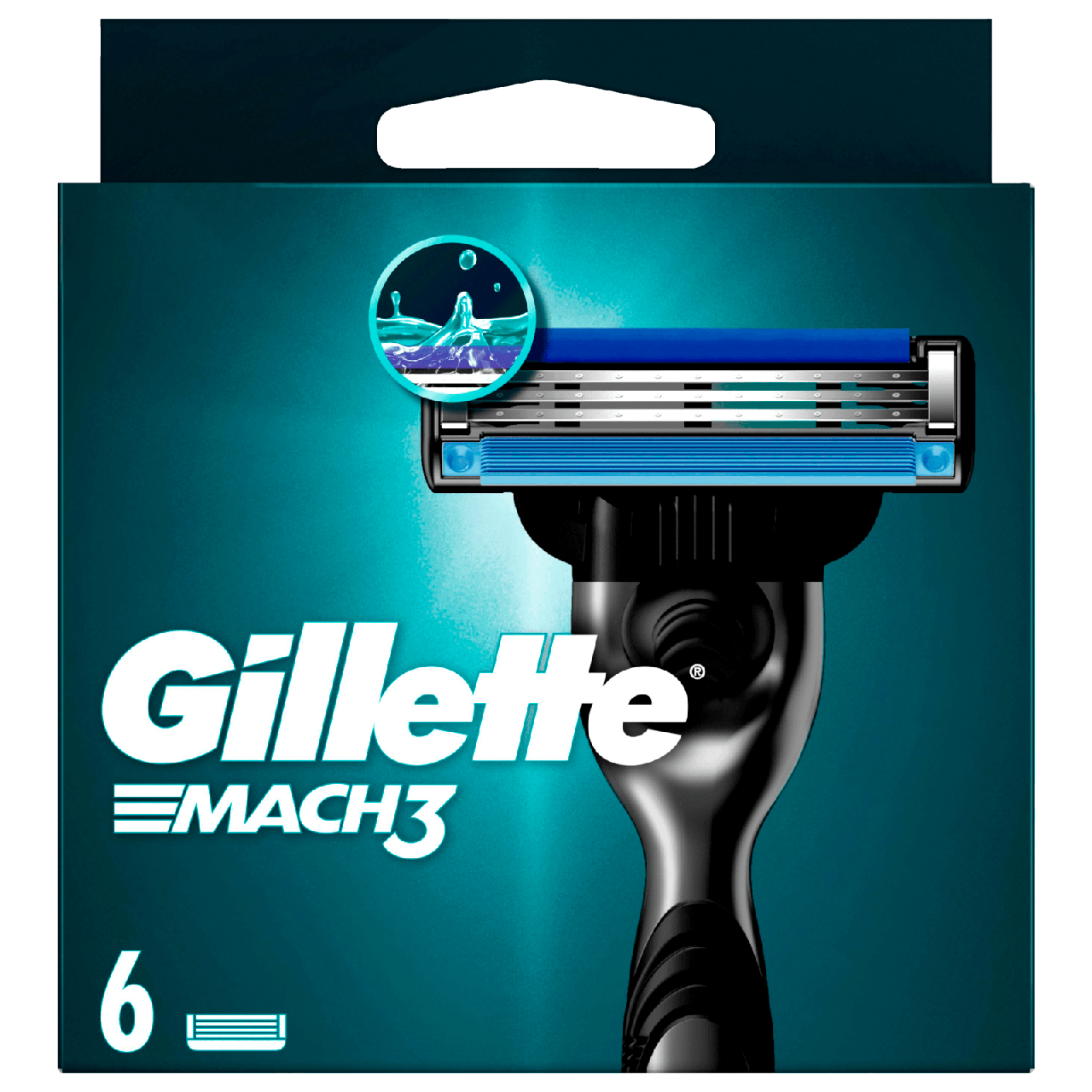 Змінні касети Gillette Mach3 Original (6 шт) 02524