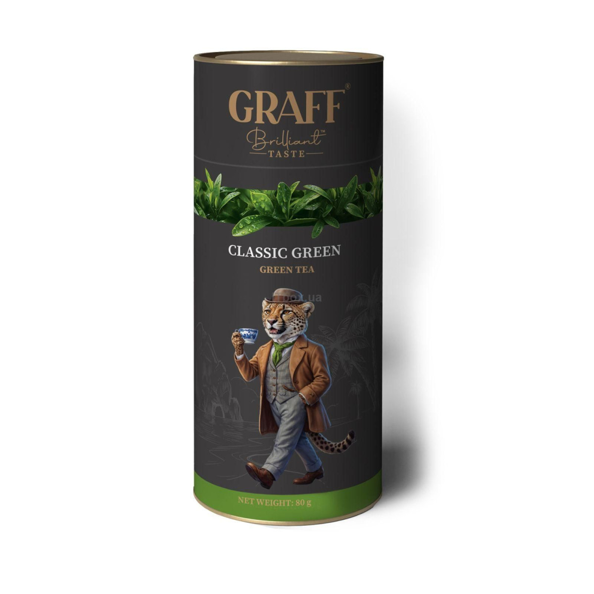 Чай зелений  Graff  байховий Green Classic 80г, (Графф), фото 1