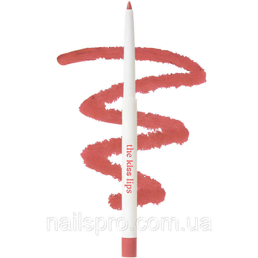 Олівець для губ механічний з вітаміном Е Paese The Kiss Lips Lip Liner 02 nude coral, 0.3 г