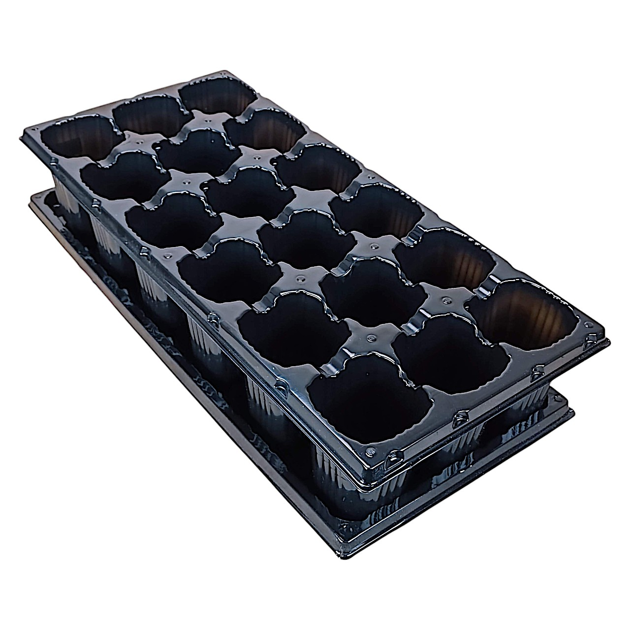 Касета розсадна з піддоном 18 осередків, фото 1