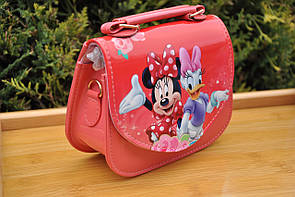Дитяча сумочка "Мікі Маус" на 1 відділення з ручкою та ремінцем на магнітному замку