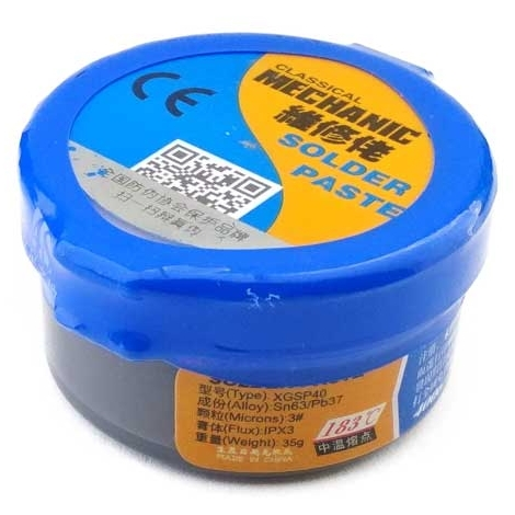 Паяльна паста Mechanic XGSP40 (35gr.), фото 1
