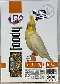 LoLo Pets Повнораціонний корм для середніх папуг 500 г