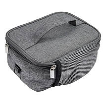 Термосумка, ланч бокс Supretto з підігрівом від USB, Сірий (9150)