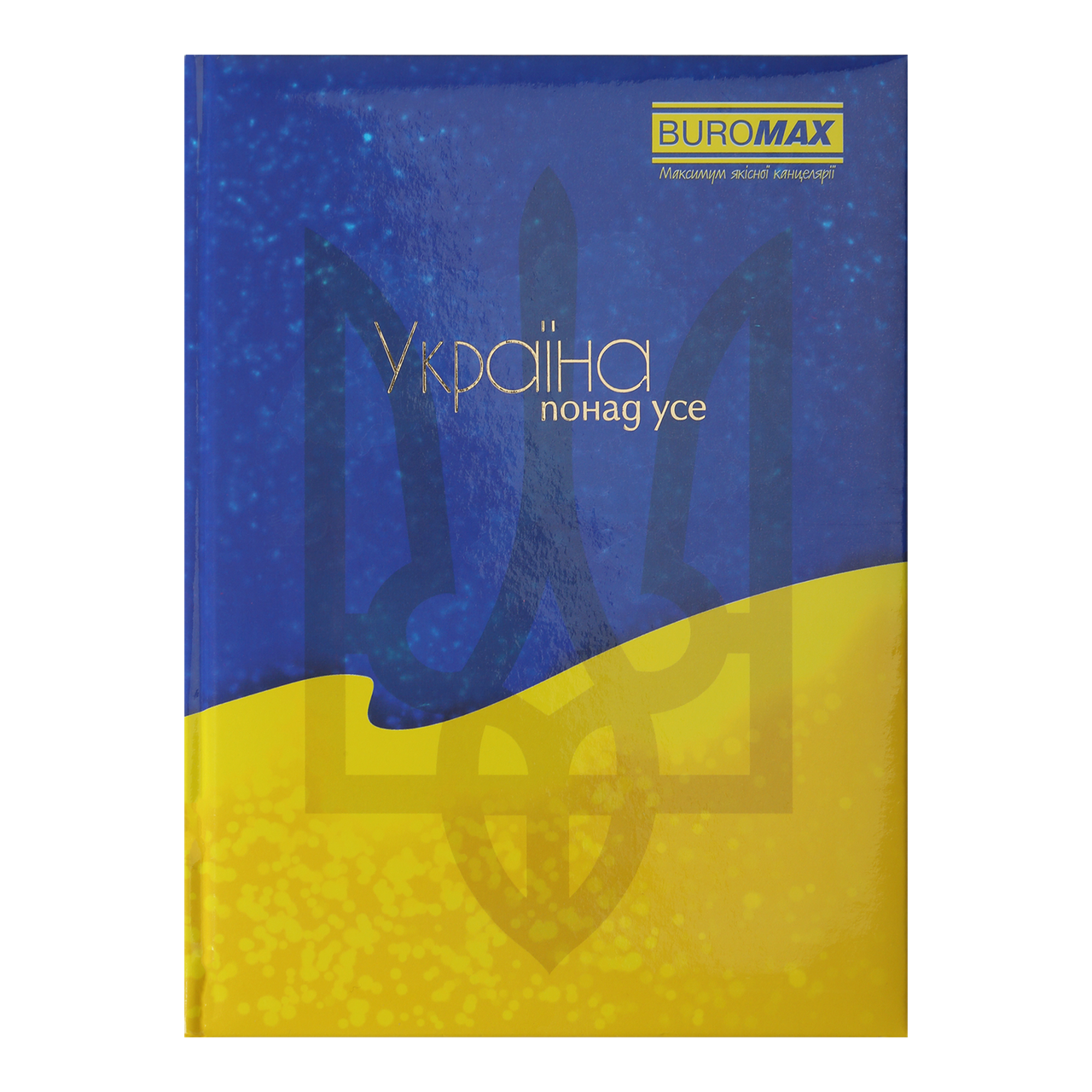 Записна книжка UKRAINE, А5, 80 арк. клітинка, тверда обкладинка, гл. ламінація з поролоном BM.24582101-08
