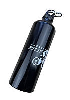 Фляга велосипедна алюмінієва чорна SportVip 750мл