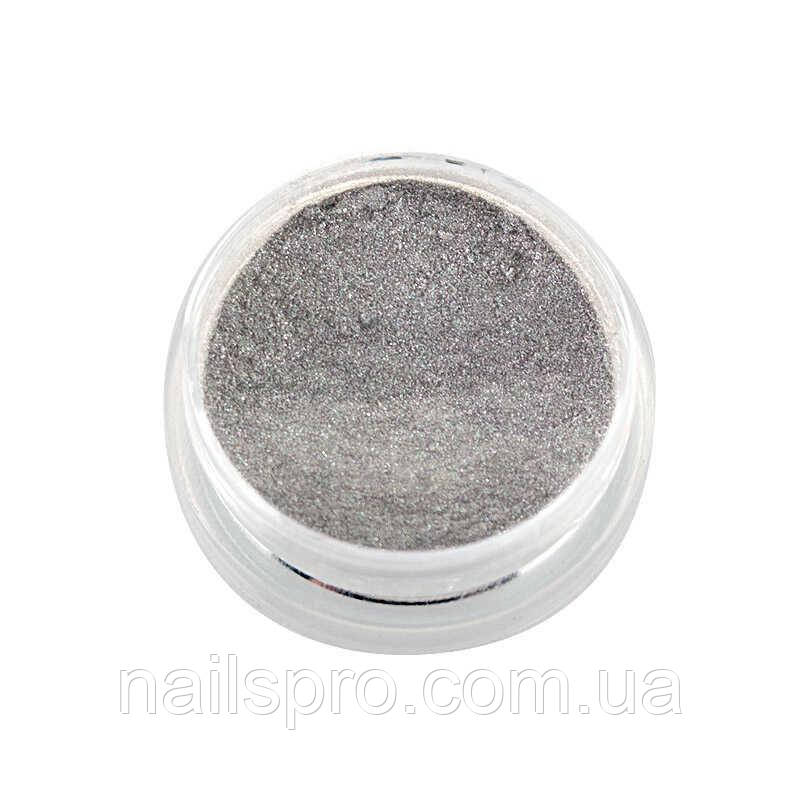 Дзеркальна пудра для втирання Naomi Chrome Mirror Powder Nails хром срібний, 1 г