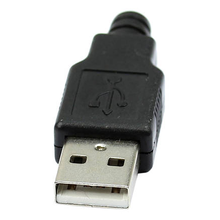 USB роз'єм штекер розбірної 4pin, фото 1
