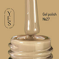 Гель-лак для нігтів YES Gel polish №027, 6 мл