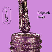 Гель-лак для нігтів YES Gel polish №140, 6 мл