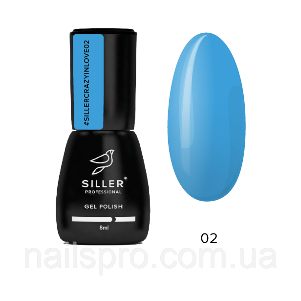 Гель-лак для нігтів Siller Gel Polish Crazy in Love №02, 8 мл