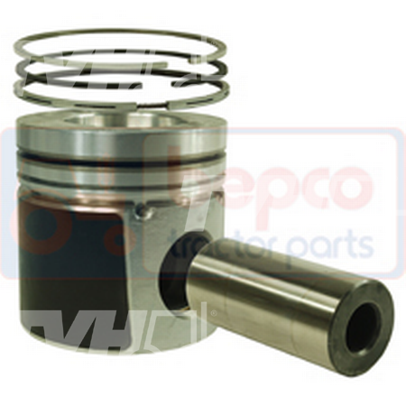 Поршень з кільцями 107.9мм двигуна Valmet 620DS 620DSR 620DSRAE 620DSRE 634DS 634DSRE 66CTA-2V 66CT 620DWE