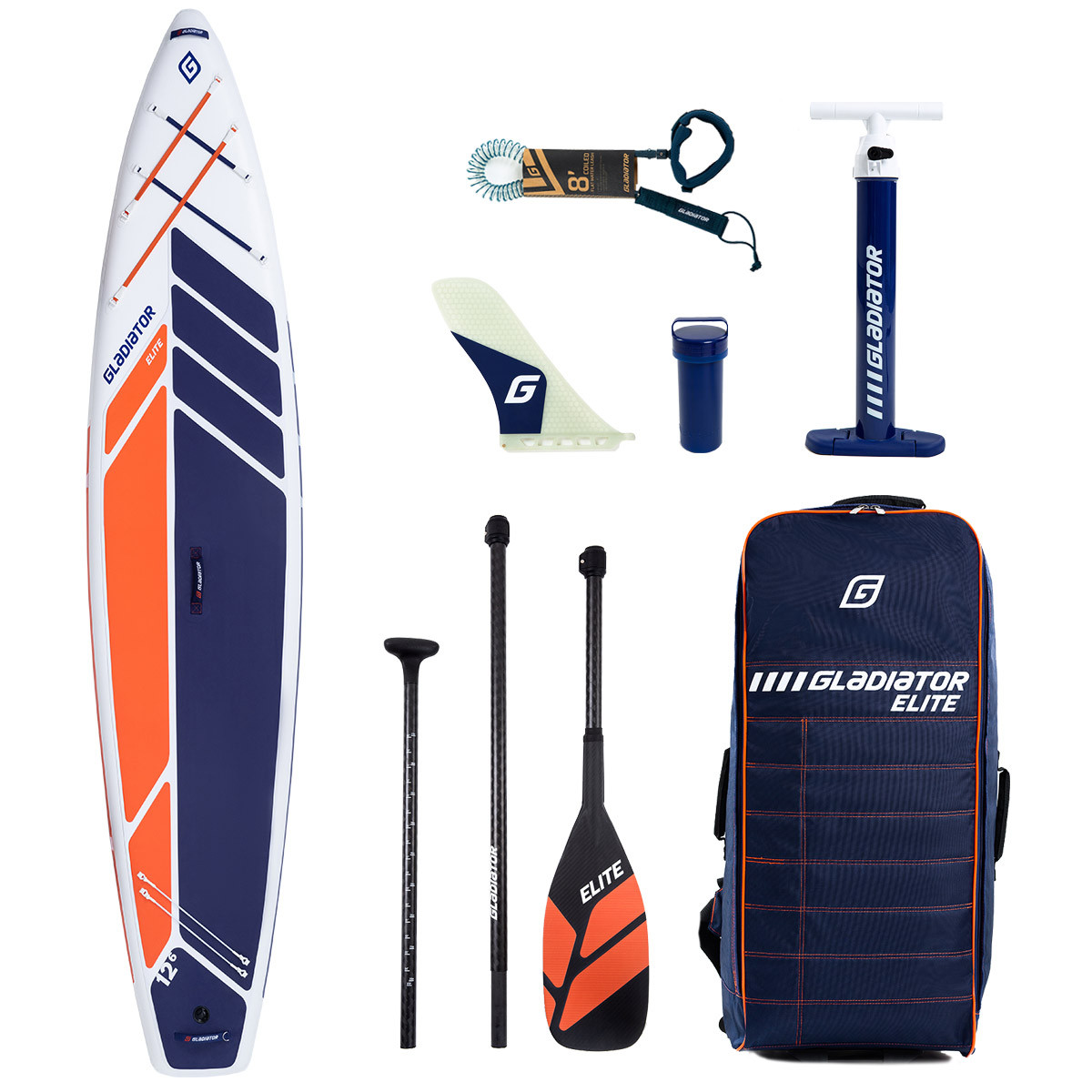 Сапборд Gladiator Elite 12'6" T 2022 — надувна дошка для САП серфінгу, sup board
