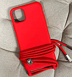 Силіконовий чохол для iPhone 11 Pro Max - Rope Strap Color case, Pink, фото 2