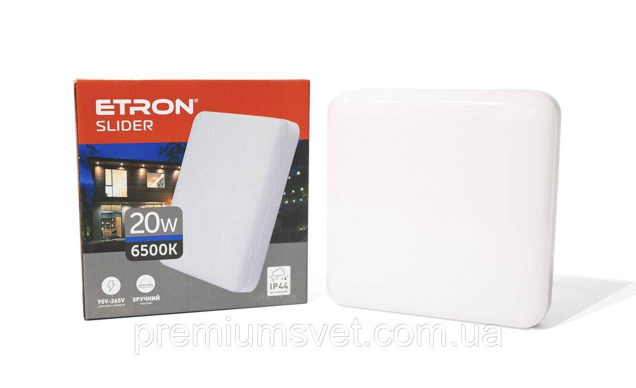 Світильник с/діод ETRON 1-EIP-973 квадрат 20W 6500K