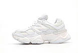 Жіночі кросівки New Balance 9060 весна осінь демісезонні з сіткою білі. Живе фото, фото 9