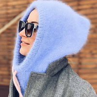 Капор спицями. Схеми та опис.