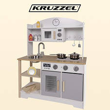Дерев'яна дитяча кухня Kruzzel 21933 з аксесуарами, фото 3