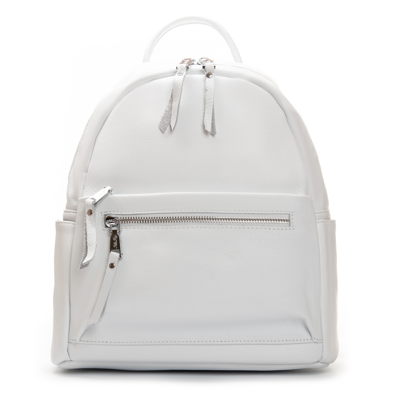 Жіночий шкіряний рюкзак 8635-9 white. Купити жіночі рюкзаки гуртом і в роздріб із натуральної шкіри в Україні