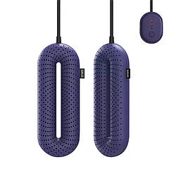 Сушарка для взуття Xiaomi Sothing ZERO Shoes Dryer Purple (from timer) + (перехідник на EU розетку)