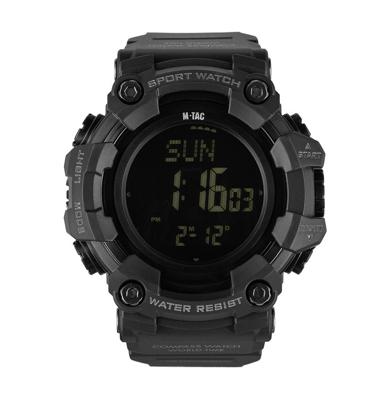 Годинник тактичний M-Tac 2037 Black 50007002