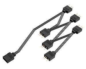 Розгалужувач живлення вентиляторів ID-Cooling FS-06 ARGB Splitter 1-6