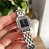 Жіночий квадратний годинник Skmei 2181SI Silver зі сталевим браслетом, фото 4