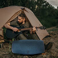 Музична Bluetooth колонка з LED підсвічуванням та ремінцем B5S Синя, фото 3