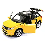 Машина Технопарк SUZUKI VITARA S 2015 золота з чорним (VITARA-12-GDBK) масштаб 1:32, фото 3