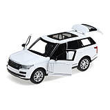Автомодель Технопарк Range rover Vogue 1:32 білий інерційна (VOGUE-WT), фото 4