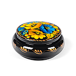 Скринька розписна ручної роботи в техніці Петриківський розпис Сапфір ШК-05 мал. 163