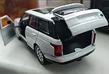 Автомодель Технопарк Range rover Vogue 1:32 білий інерційна (VOGUE-WT), фото 5