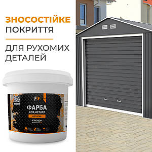 Епоксидна фарба для металу, антиіржа 4.5кг RAL 5017 синій