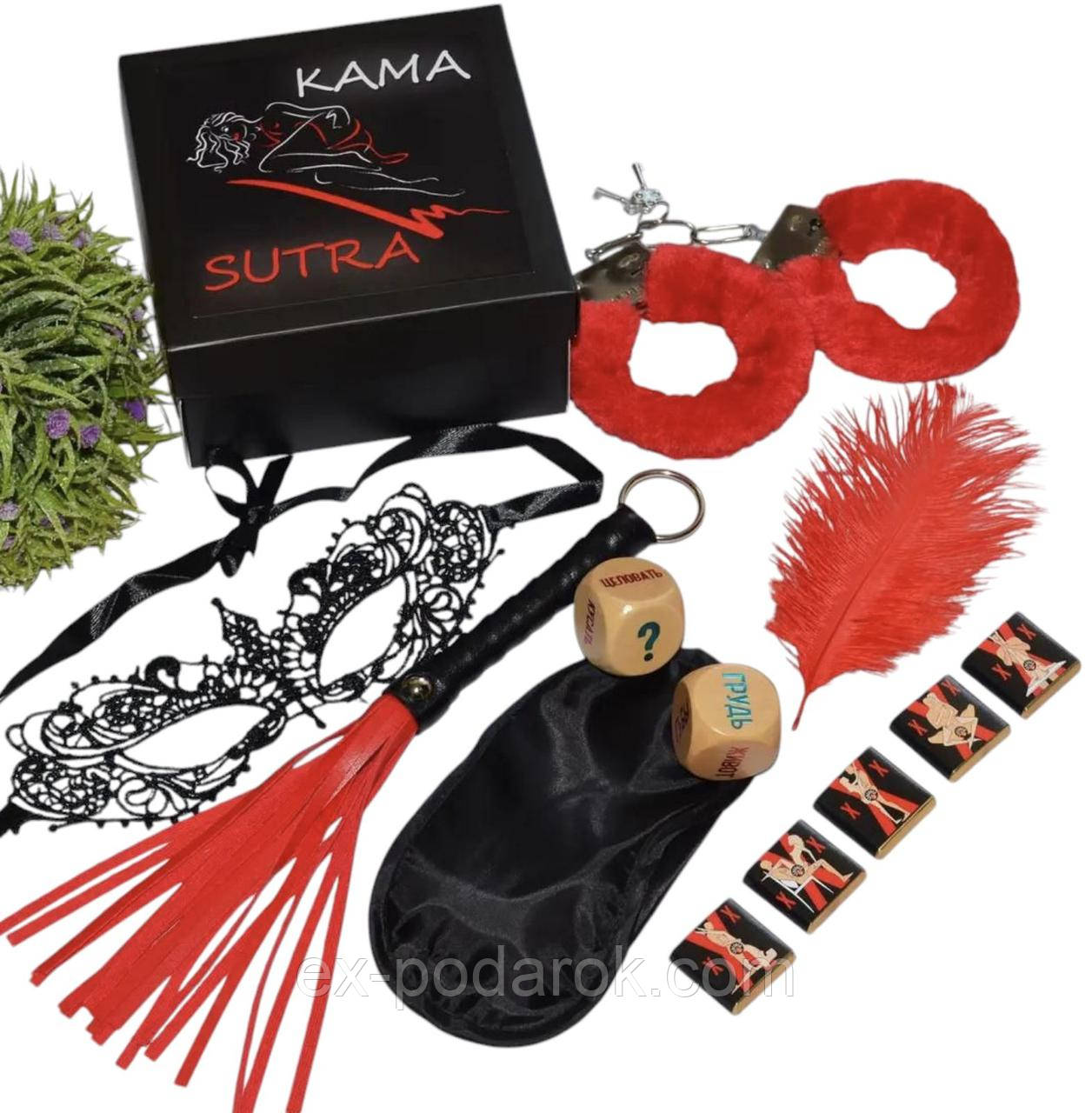 Эротический бокс для взрослых KAMA SUTRA 7в1