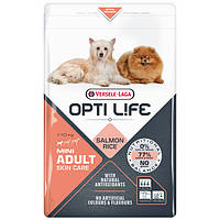 Opti Life Adult Skin Care Mini ОПТІ ЛАЙФ ЛОСОСЬ МІНІ МАЛИХ сухий суперпреміум корм для собак міні та малих порід 2.5 кг