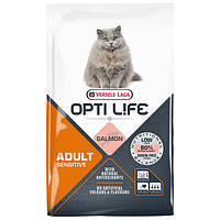 Opti Life Sensitive ОПТІ ЛАЙФ ЛОСОСЬ СЕНСІТІВ беззерновий сухий суперпреміум корм для котів з чутливим травленням 7.5 кг