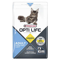 Opti Life Sterilised Light ОПТІ ЛАЙФ СТЕРІЛАЙЗИД ЛАЙТ беззерновий сухий суперпреміум корм для стерилізованих і котів 2.5 кг